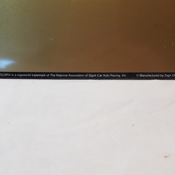 Nascar Lifetime Racing Fan Please Speak Loudly Metal Sign Retro 15" x 12" - Picture 5 of 5